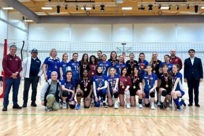 WIUT Wolves volleyball team competed against the University of Westminster Dragons in London