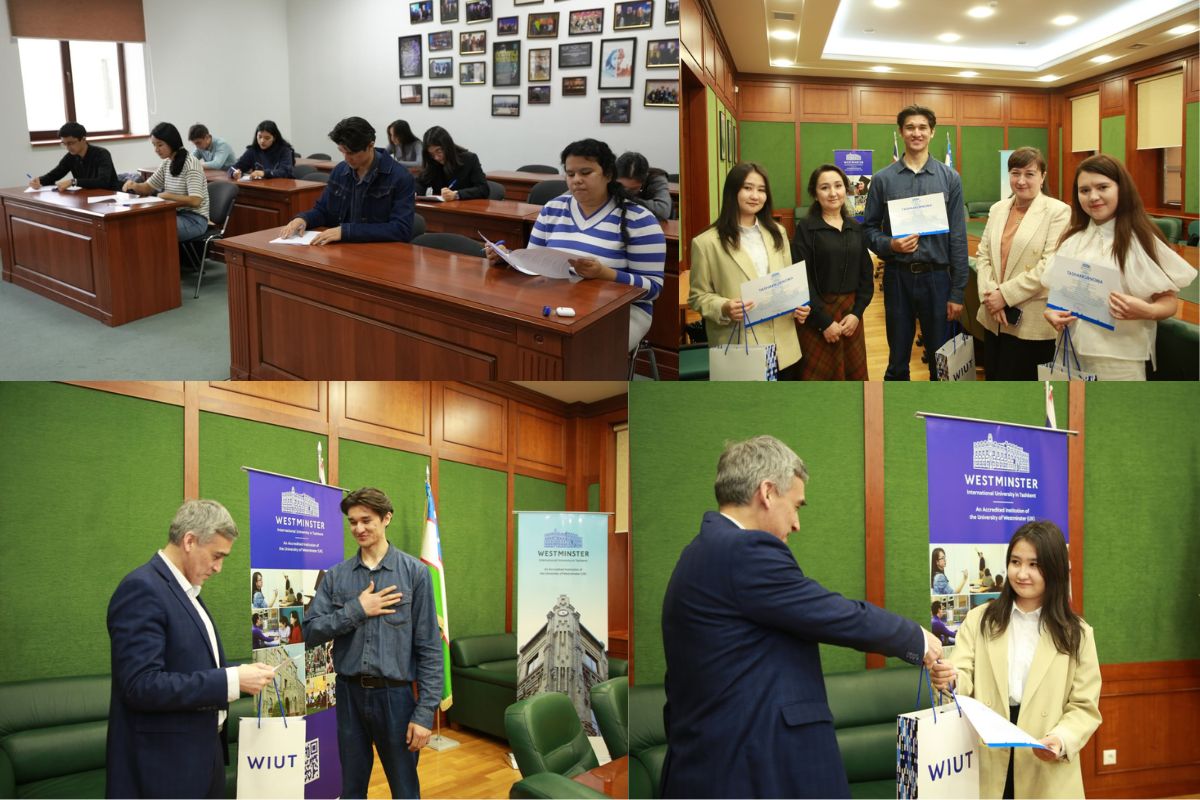 On April 9th Westminster International University in Tashkent (WIUT) held the first stage of the "Ilhom" award competition.