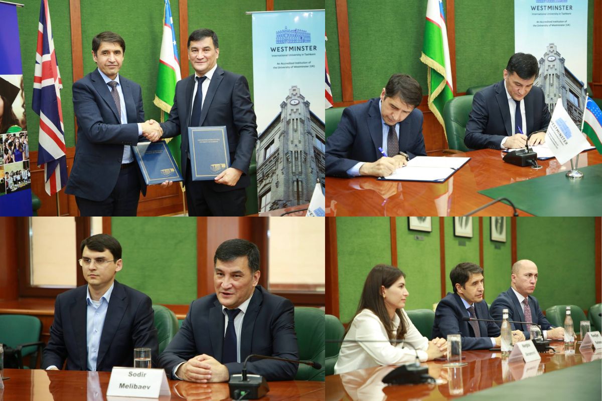 MoU signed between the Central Bank of the Republic of Uzbekistan and WIUT