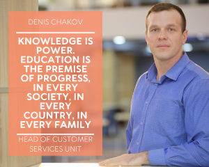 Denis Chakov - LRC Customer Services Head