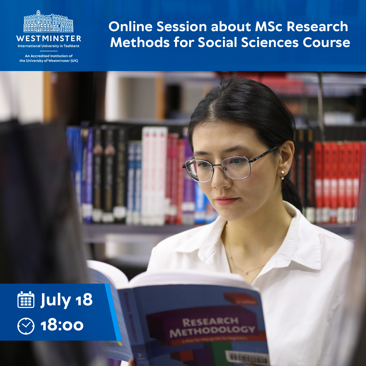 Join us for an insightful online session on WIUT's MSc in Research Methods for Social Sciences course!