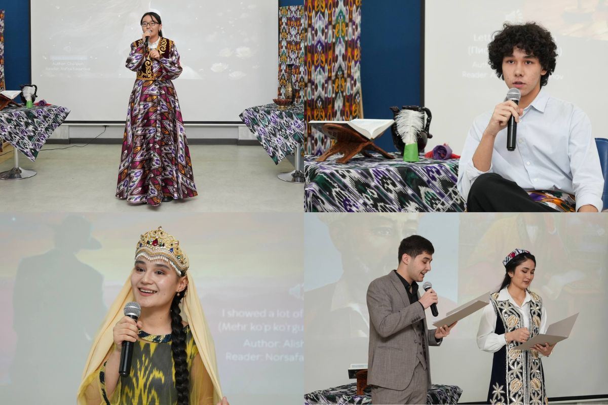 Poetry Slam: The Inaugural Event Launching Uzbek National Heritage Week at WIUT